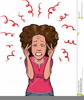 Clipart Stressed Woman Image