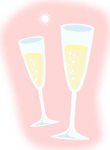 Champagne glass free clip art