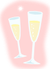 Champagne Glasses Clip Art