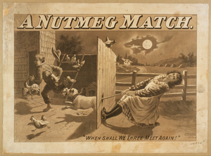 A Nutmeg Match Written By Wm. Haworth, Author Of The Ensign. Image