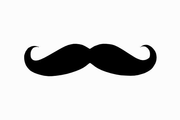 mustache clip art free download - photo #25