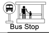 Cliparts Of Bus Stop Image