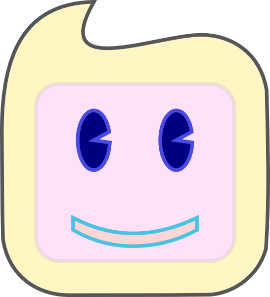 laughing face clip art. Smiley Square Face clip art
