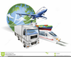 Global Logistics Clipart Image