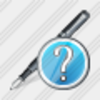 Icon Feather Pen Question Image