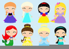 Princesses Clipart Image