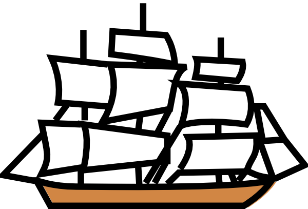 clipart of a ship - photo #7