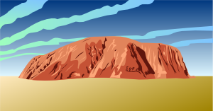 Ayres Rock Australia Clip Art