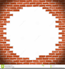 Broken Brick Wall Clipart Image