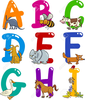 Alphabet Cartoon Clipart Image