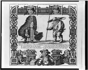Monsieur Perrukesmore A French Cavalier, & Sir Penitent Pig-back A Catalonian Pilgrim Image