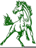 Mustang School Mascot Clipart Image