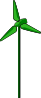 Energy Positive Wind Turbine Green Clip Art
