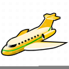 Free Vector Airplane Clipart Image