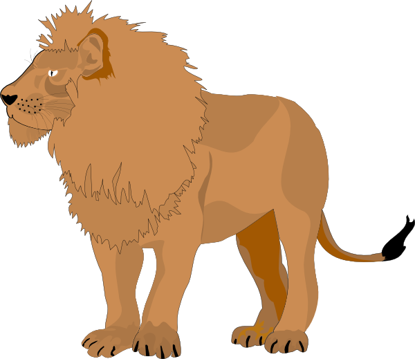 free animated lion clipart - photo #33