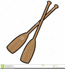 Canoe Paddle Clipart Image