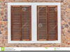 Exterior Shutters Clipart Image