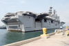 Sailors Man The Rails As Uss Bonhomme Richard (lhd 6) Returns To Her Homeport Of Naval Station San Diego Image