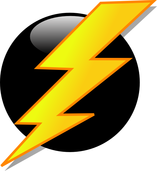Lightning Icon Clip Art at  - vector clip art online, royalty free  & public domain