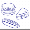 Free Clipart Of Sandwich Image