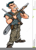 Gun Fight Clipart Image