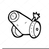 Cannon Firing Clipart Image