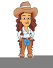 Western Cowboys Clipart Image