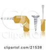 Loose Screws Clipart Image