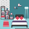 Bedroom Furniture Clipart Image