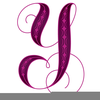 Letter Y Graphic Clipart Image
