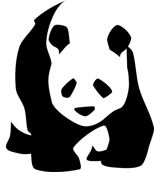 panda clipart vector - photo #1