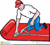 Carpet Installer Clipart Image