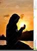 Praying Woman Free Clipart Image