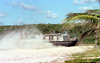 A Landing Craft Air Cushion (lcac) Hits The Beach At Vieques Island Image