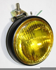 Yellow Motorcycle Headlight Image