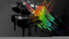 Colorful Piano Background Image