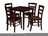 Kitchen Table Clipart Image