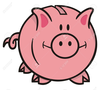 Broken Piggy Bank Clipart Image