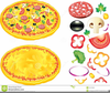 Free Pizza Toppings Clipart Image