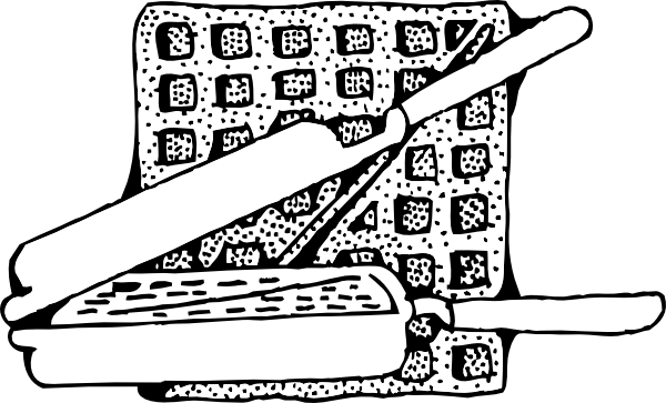 waffle coloring pages for kids - photo #5