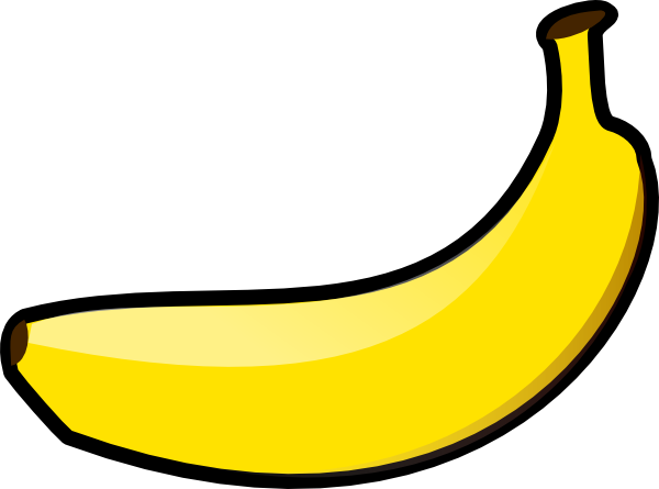 yellow banana clipart - photo #1