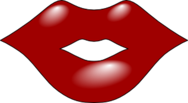 free clip art red lips - photo #18