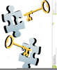 Free Clipart Gold Key Image