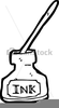 Ink Clipart Black And White Image