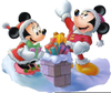 Disney Clipart Christmas Mickey Minnie Mouse Christmas Chimney Image