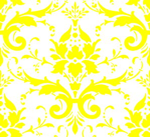 Yellow Damask Clip Art