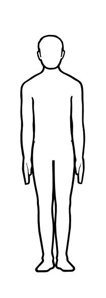 clipart human body outline - photo #27