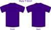 Violet T-shirt Clip Art