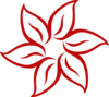 Red Flower Clip Art