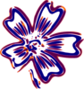 Blue Flower Clip Art